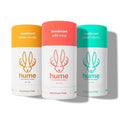 Hume Supernatural Aluminum Free Deodorant for Women &amp Men - Probiotic Plant-Based Baking Soda Free Aloe &amp Cactus Flower Anti Sweat Stain &amp Odor – Desert Bloom Amber Woods Wild Cora