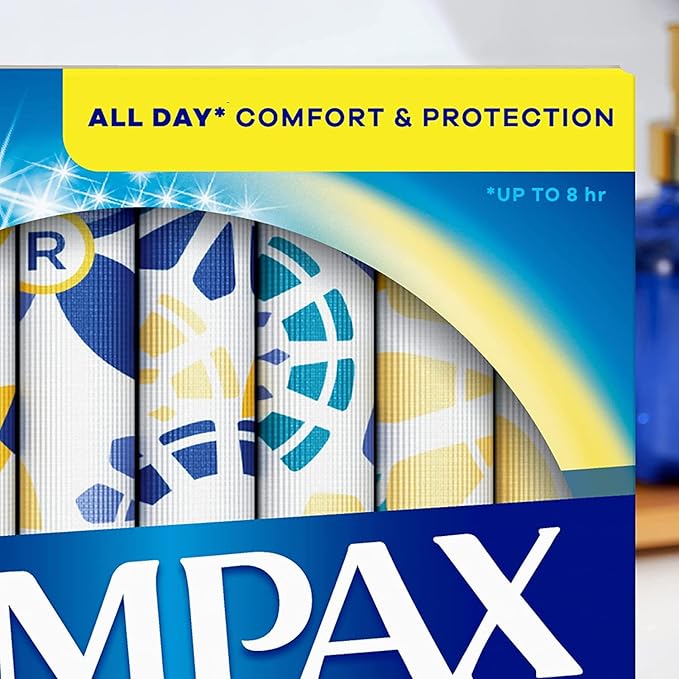 Tampax Pearl Tampons Super Plus Absorbency with Leakguard Braid Unscented 50 Count (Pack of 2)