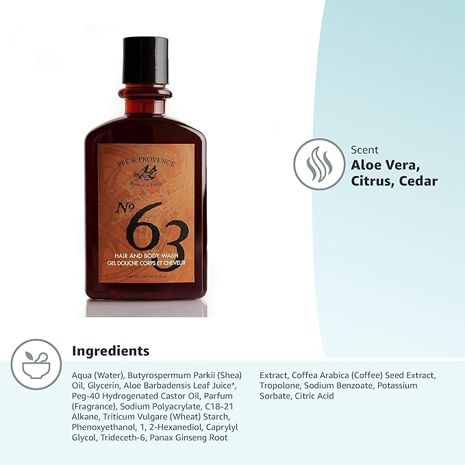 Pre de Provence No.63 Men's Collection Shower Gel