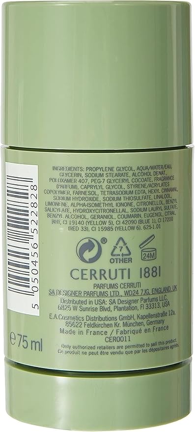 1881 By Nino Cerruti Deodorant Stick 2.35 Oz (Men)