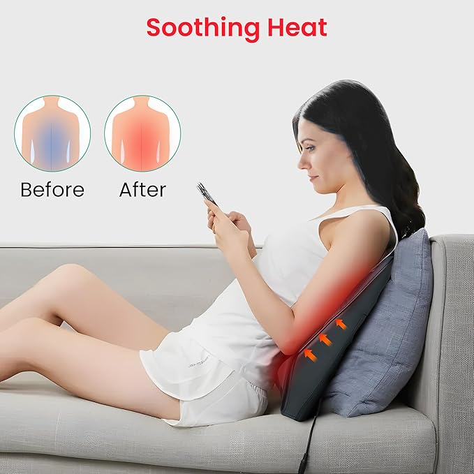 Snailax Back Massager and Neck Massager Bundle
