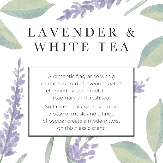 Pecksniff's Lavender &amp White Tea Moisturizing Shower Gel | 750ml / 25.36 Fl Oz