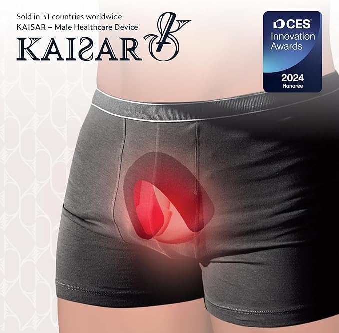 KAISAR Portable Wireless Infrared &amp Red Light Therapy Device for Male Urinary Care