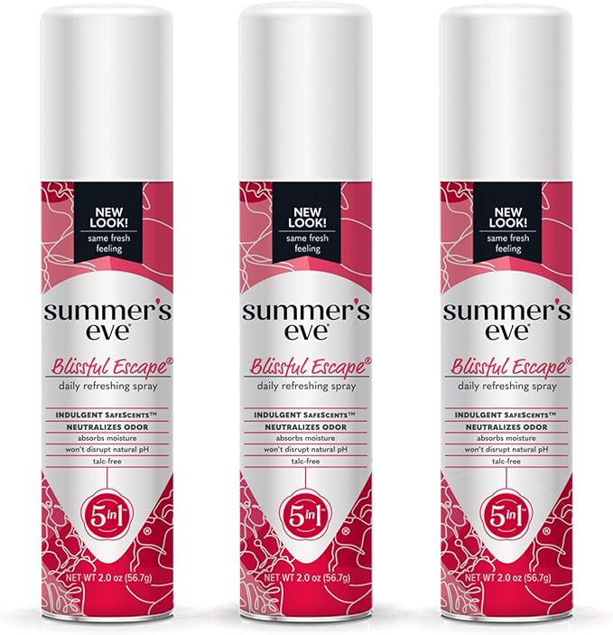 Summer's Eve Blissful Escape Body Wash (3 Pack) and Feminine Spray (3 Pack)