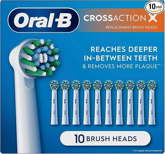 Oral-B Brush Heads Cross Action 10 Pack