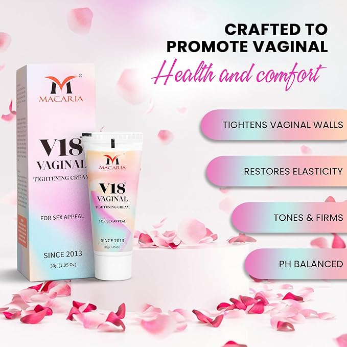 V18 Feminine Moisturizing &amp Firming Cream for Vaginal Dryness Relief &amp Elasticity Support