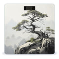 Pine on Mountain Slope Smart Scale for Body Weight Accurate Bathroom Scale with LED Display Digital Weight Scales Weighing Machine High Precision Scales for Bath Home