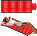 LITDUCK Body Red Light Therapy Mat Eligible Red Light Therapy Blanket 2in1 LEDs(660nm&amp 850nm) Premium Leather Adjustable Timer &amp Intensity 36.3*15.8