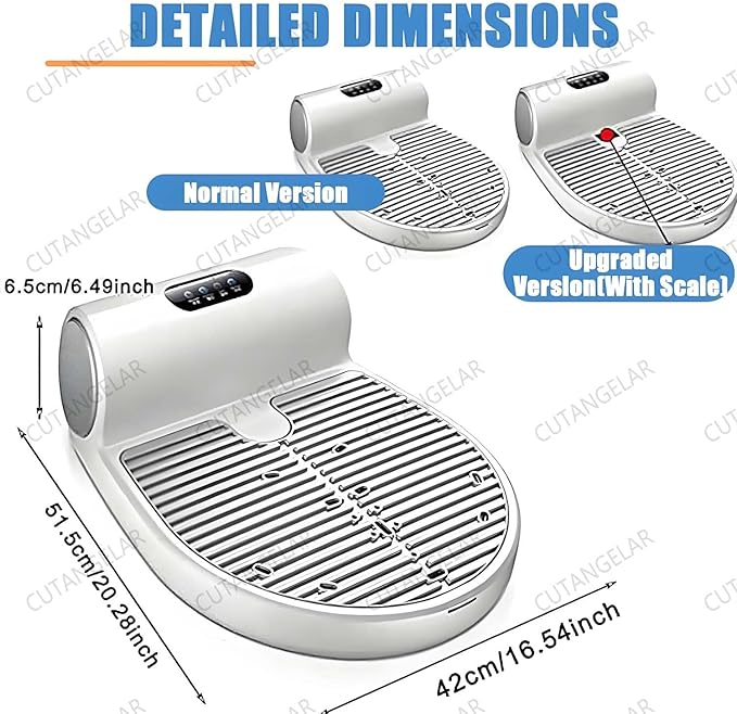 Full Body Dryer for Bathroom A-nti-Slip Body Dryer After Shower 1500W High Efficiency Touch Control Panel Negative I-on Technology Fast Dry Skin and Hair(New Model with Scale)