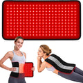Red Light Therapy Pad for Body 24x12 Near Infrared Light Deep Therapy Wrap for Back Shoulder Waist Pain Relief Red Light Therapy Belt with 242 LEDs (660nm &amp 850nm) 3 Modes/5 Power