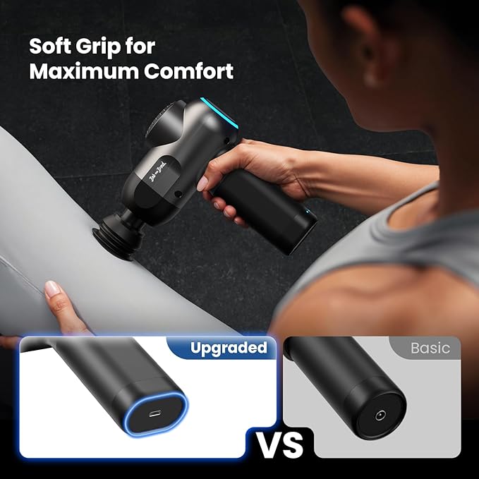 BOB AND BRAD C2 Massage Gun FSA Eligible &amp HSA Approved Deep Tissue Percussion Massager Gun Muscle Massager with 5 Speeds and 5 Heads Electric Back Massagers for Professional Athletes Home Gym
