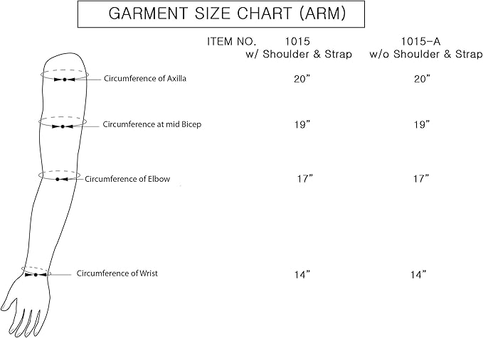 Compression System Complete Set (POWERPRESS Recovery AIR SEQUENTIAL ARM Garment W Shoulder (1015)