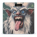 Funny Krampus Digital Bathroom Scale for Body Weight Lighted LCD Display Round Corner