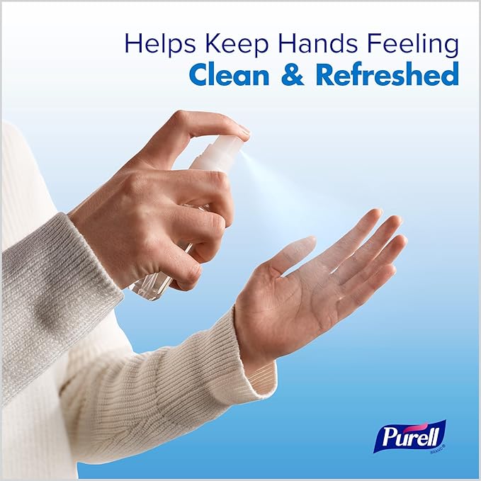 PURELL Advanced Hand Sanitizer Spray Unscented 2 fl oz Travel-Size Spray Bottle (Pack of 6) – 2023-04-EC