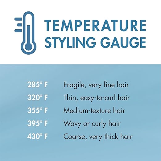 Nano Titanium Professional Curling Wand For All Hair Types Reaches 430 Degrees For Long Lasting Curls