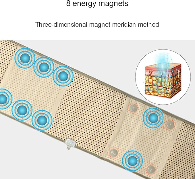 Magnetic Abdominal Massager Heats Up Quickly Relieves Muscle Tension Vibration Massage Multiple Modes to Choose from Enhances Metabolism