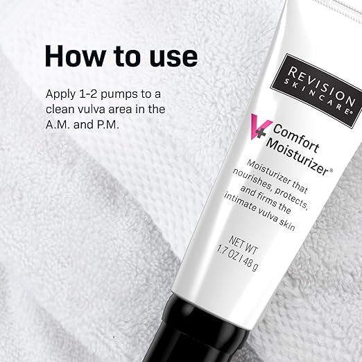 Revision Skincare V+ Comfort Moisturizer™ Intimate Area Moisturizer Vulva Cream for Dryness Hormone Free Fragrance Free 1.7 oz