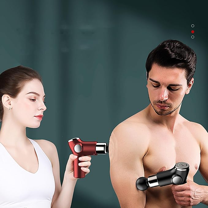 Electric Back Massager Handheld Deep Massage Tool for Full Body Muscle Relaxation Cordless Rechargeable with Multiple Speeds