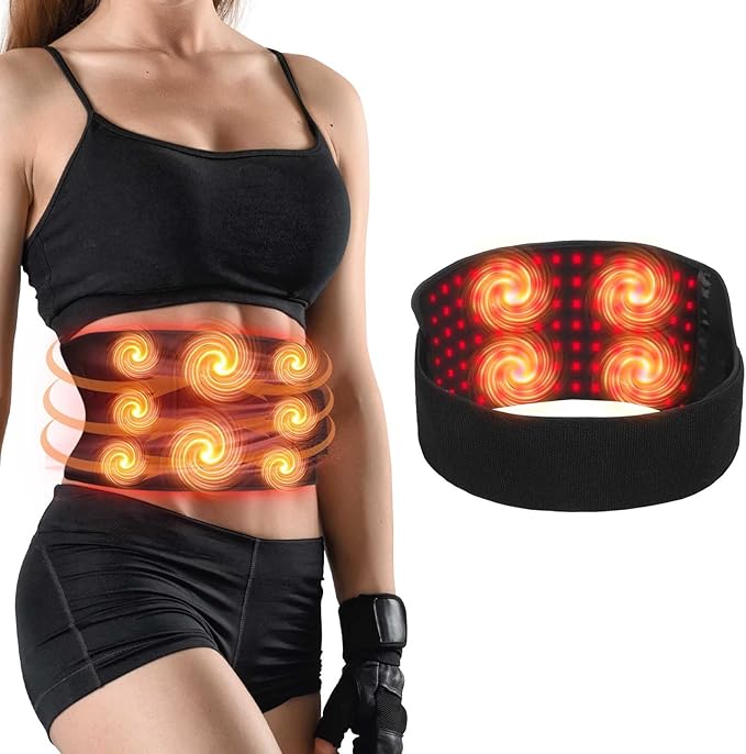 Red Light Therapy for Body Red Light Therapy Belt Infrared Light Therapy Wrap for Back Shoulder Pain Relief Cordless Flexible Wearable Wrap