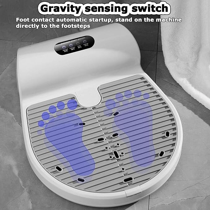 Full Body Air Dryer with Waterproof Smart Thermostat Touch Screen Control Cold/Hot Air Adjustment High/Low Speed Includes Built-in Weight Scale
