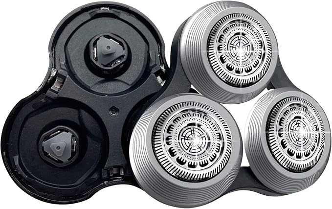 SH90 Replacement Rotary Heads Compatible with Philips Norelco Shavers Series 9000 S9000 Replacement Head Fits for S9531 S9721/84 S9511 S8950 S8980/12 S9311/21