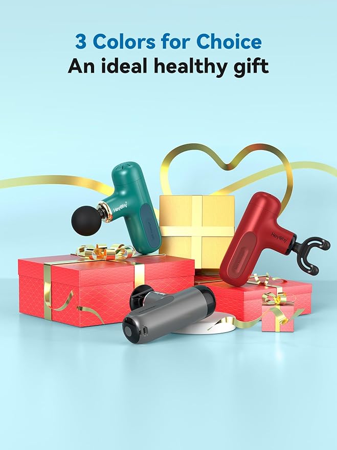 Super Mini Massage Gun Percussion Deep Tissues Muscle Massager Compact Sports Travel Massage Gun Portable Handheld Massager for Home Gym Office Outdoors