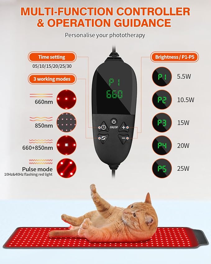 Red Light Therapy Belt Infrared Red Light Therapy for Body Red Light Wrap with Timer for Back Shoulder Waist Muscle Pain Relief