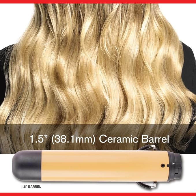 CHI Interchangeable Curling Wand 3 Barrel Attachments For Versatile Curls 0.5-1.25 Inverted Tapered Barrel 1 &amp 1.5 Barrel