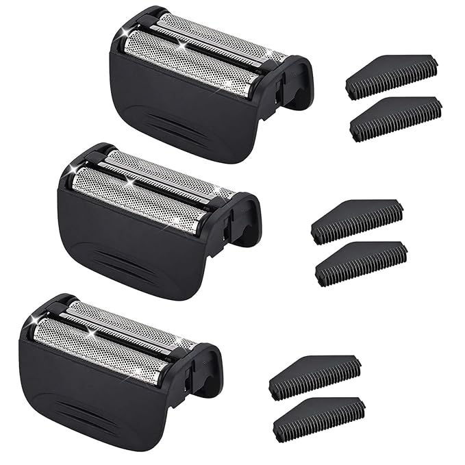 Shaver Replacement Head Compatible with Remington Foil Shaver PF7400 PF7500 and PF7600 Models (Black(3PCS))