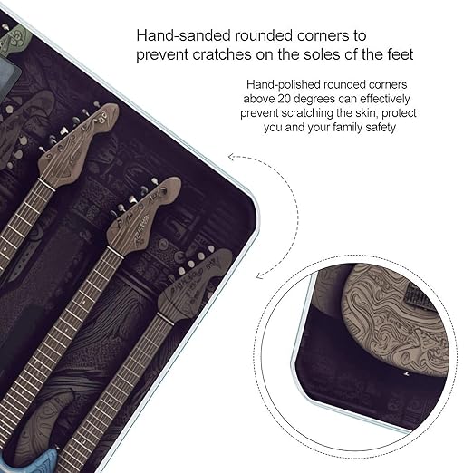 Guitar Pattern Smart Scale for Body Weight Accurate Bathroom Scale with LED Display Digital Weight Scales Weighing Machine High Precision Scales for Bath Home