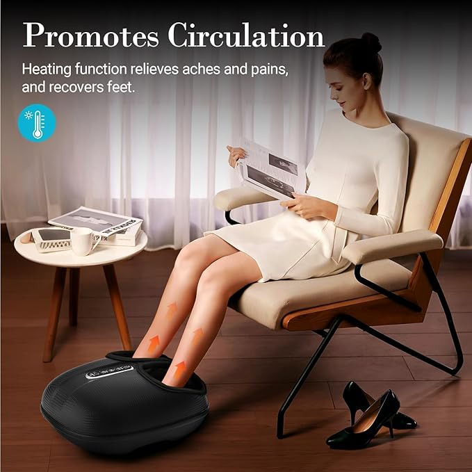 Massager Set Shiatsu Foot Back Massager Total Body Relief Bundle Gift for Family &amp Friends