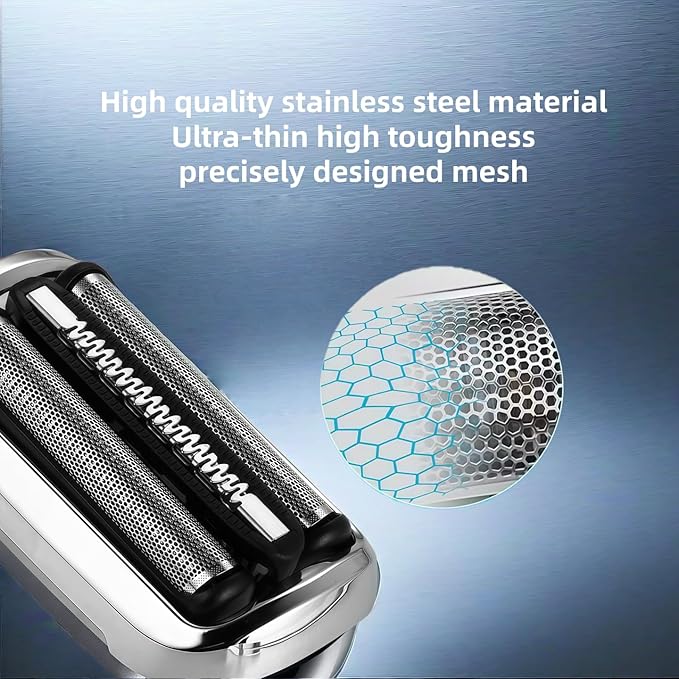 73S Series 7 Replacement Shaver Head for Braun S7 360 Flex Compatible Replacement Blades for Braun Series 7 7020s 7025s 7027cc 7071cc 7075cc 7085cc (2PCS)