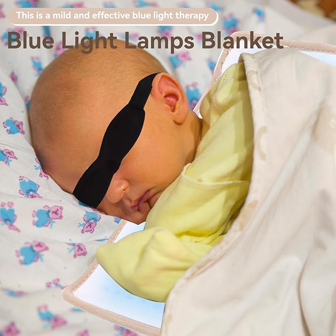 Newborn Jaundice Therapy Blanket Professional Blue Light Lamps Jaundice Relief Tool Light Therapy Pad for Body