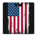 Digital Bathroom Weighing Scale Energy Saving Scale Smart Scale for Body Weight Grunge USA American Flag