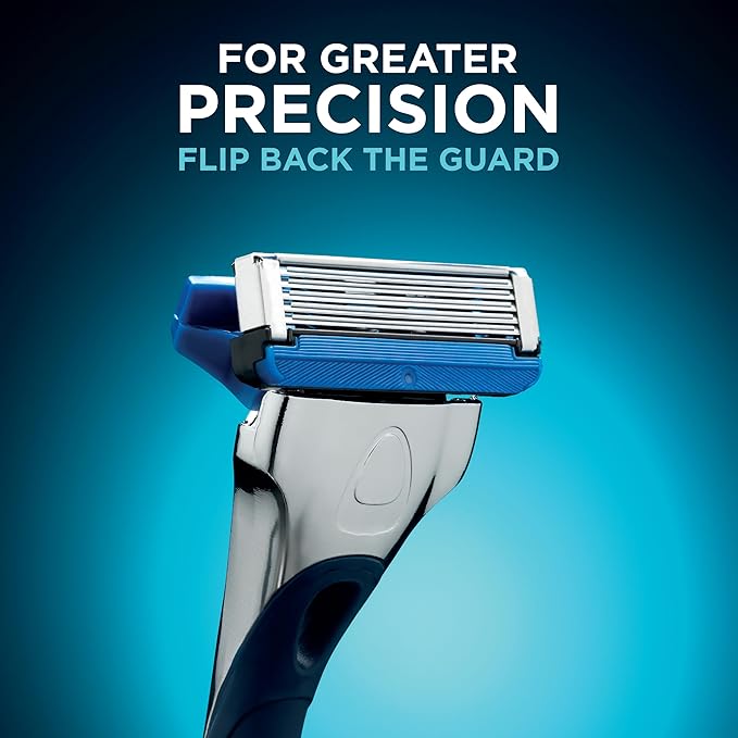 Wilkinson Sword Hydro 5 Skin Protection Regular – Razor Blades for Men Blue Pack of 8