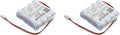2 Pcs Battery Replacement for ES8 Hand Sanitizer Dispenser L91VP-F4C