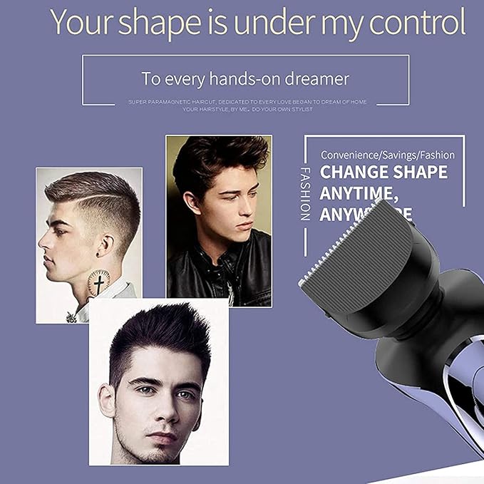Head Shavers for Bald Men 4 in 1 Electric Shaver Hair Clippers Men's Rotary Shavers Rechargeable Razors Beard Nose Hair Trimmer Shaving Grooming Sets