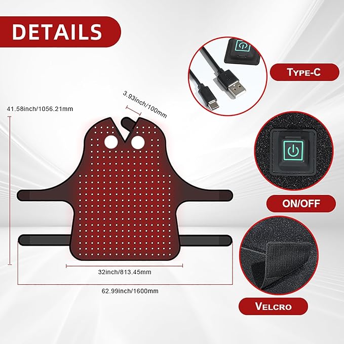 Wearable Red Light Therapy for Horses Head 3in1 Diode Led Red Light Therapy Horses Head Equipment 850nm+660nm for Horse Head/Neck Deep Light Therapy