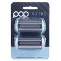 Pop Sonic Glide Shaver Replacement Foil Heads - Blue - Set of 2