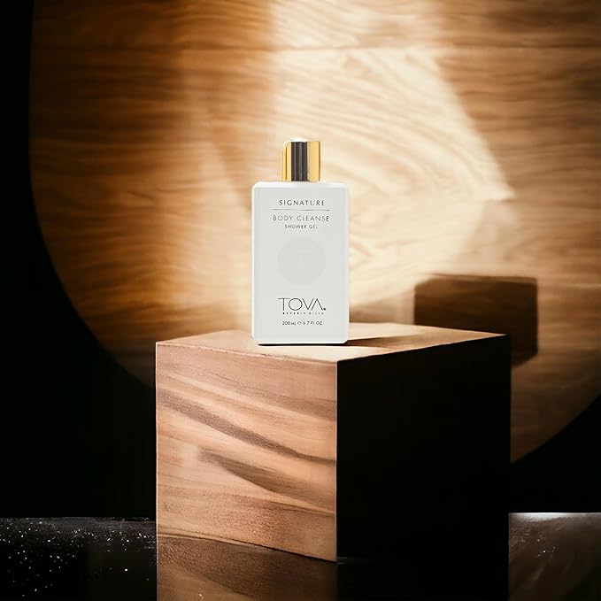 Tova Signature Shower Gel – Moisturizing Fresh &amp Floral Cleanser for Women – Cornflower and Sea Fennel – USA-Made and Cruelty-Free – 6.7 fl oz