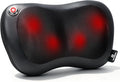 Zenopax Shiatsu Neck and Back Massager with Heat 3D Deep Tissue Kneading Cordless Rechargeable Electric Massage Pillow for Muscle Pain Relief Use at Home Car Office Gifts for Men Women