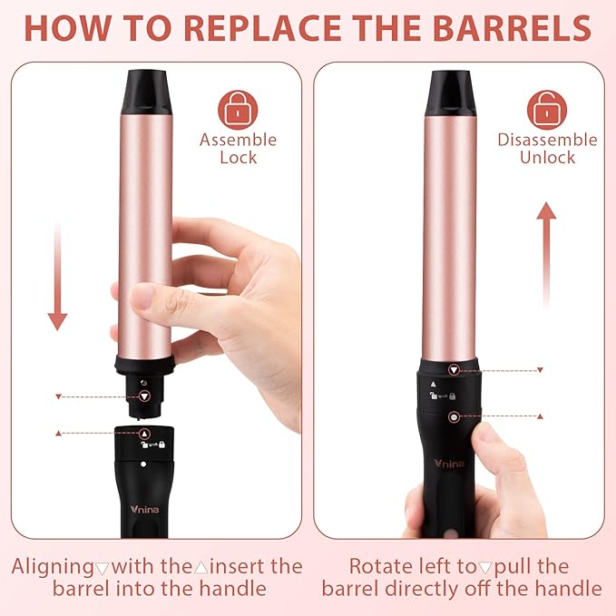 1/2 Inch Curling Iron and 5 in 1 Curling Iron Set