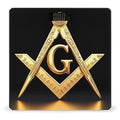 Women's Fashion Automatic Switch Digital Bathroom Weighing Scale Smart Scale Gold Freemason Freemasonry Masonic