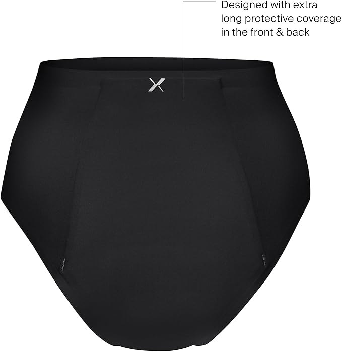 KNIX Women Zones+ Ultra Leakproof Period Underwear High Rise – Ultra Protection Absorbs 7–11 Super Tampons Extended Gusset