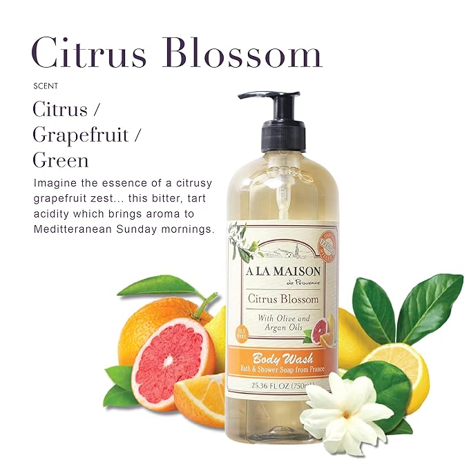 A LA MAISON Body Wash Citrus Blossom 25.36 Fluid Ounce 2Pack