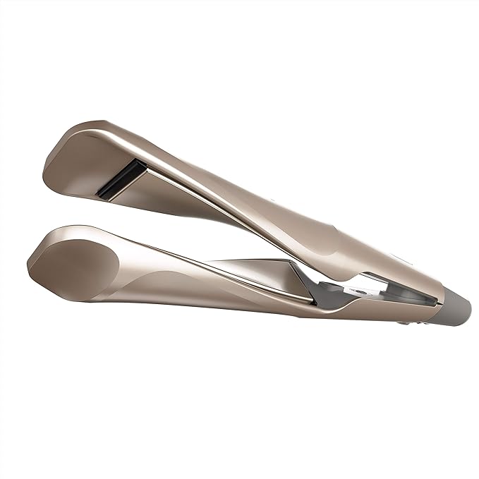 Remington Pro 1 Multi-Styler with Twist &amp Curl Technology Straightener and Curling Iron in one tool Color Care Protection Champagne