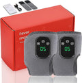 2026 New Upgranded Foot Revive Massager for Neuropathy Portable Triple Method Heated Ankle Wrap with Extension Strap 3 Vibration Modes 5 Heat Levels for Foot Relaxation (2 pcs)