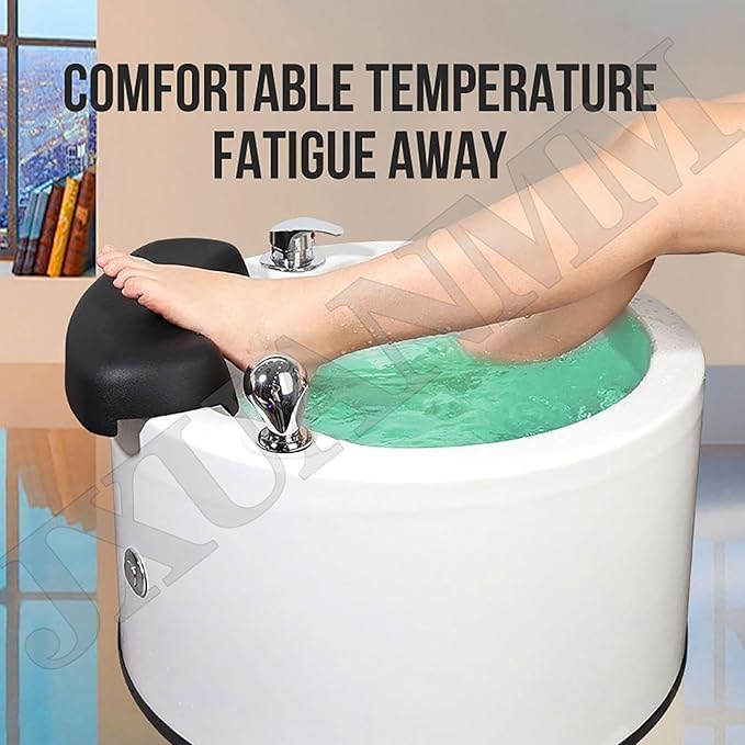 Acrylic Footbath Foot Soak Tub Acrylic Pedicure Sink with Heat and Massage Pedicure Bowl Salon Massage Equipment Home Foot Bath Special for Hotel Foot Bath Club for Foot Soaking B