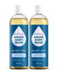 Puracy Body Wash - Natural Body Wash for Women Men Kids - Pure Plant Ingredients Moisturizing Shower Gel Body Soap for Dry Sensitive Skin Gently Scented (Citrus Sea Salt 12 oz/355 ml 2 pack