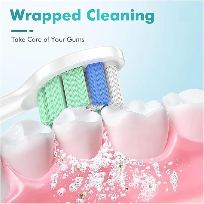 5/10Pcs Toothbrush Heads Plaque Defence Replacement HeadCompatible for PH C2(10PCS)